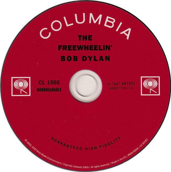 Bob Dylan - The Freewheelin' Bob Dylan (Vinyl, CD, LP, Album, Reissue, Mono, Album, Reissue, Mono) Mint (M) / Mint (M)
