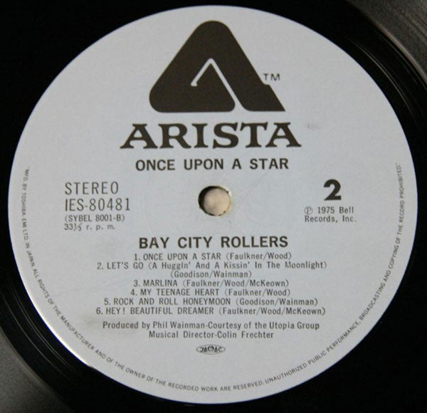 Bay City Rollers - Once Upon A Star (Vinyl, LP, Album) Very Good Plus (VG+) / Very Good Plus (VG+)