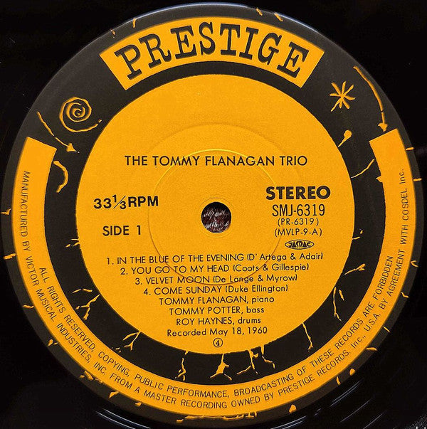 Tommy Flanagan Trio - The Tommy Flanagan Trio (Vinyl, LP, Album, Reissue) Very Good Plus (VG+) / Very Good (VG)