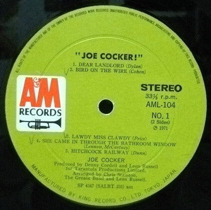 Joe Cocker - Joe Cocker! (Vinyl, LP, Album)
