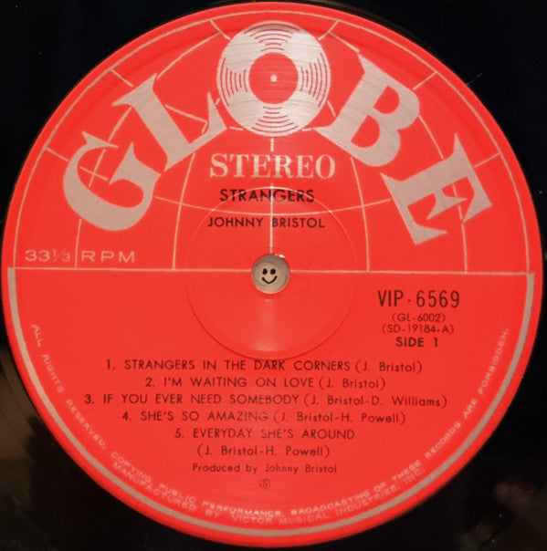 Johnny Bristol - Strangers (Vinyl, LP, Album) Very Good (VG) / Very Good (VG)