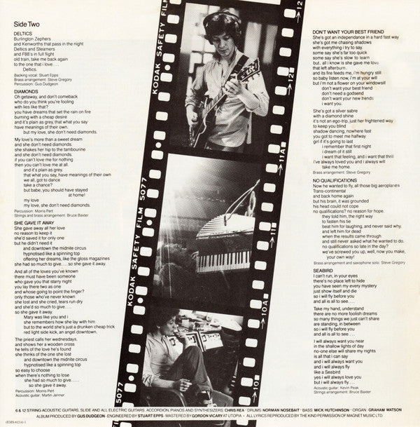 Chris Rea - Deltics (Vinyl, LP, Album) Very Good Plus (VG+) / Very Good (VG)