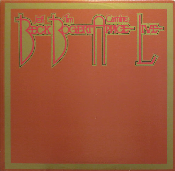 Beck, Bogert & Appice - Beck Bogert & Appice Live (2xVinyl, LP, Album) Very Good Plus (VG+) / Very Good (VG)