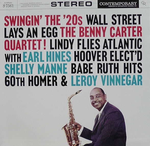 The Benny Carter Quartet - Swingin' The '20s (Vinyl, LP, Album, Rei...