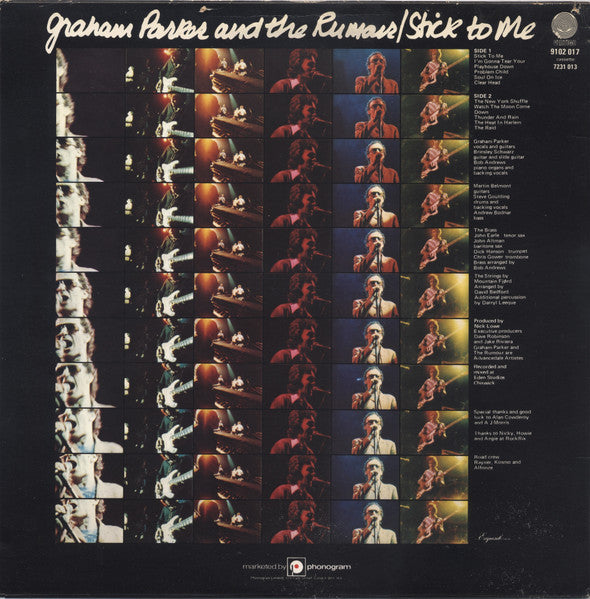 Graham Parker And The Rumour - Stick To Me (Vinyl, LP, Album, Stereo)