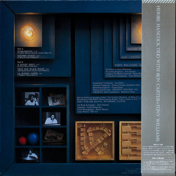 Herbie Hancock Trio - Herbie Hancock Trio With Ron Carter + Tony Williams (Vinyl, LP, Album, Stereo) Very Good Plus (VG+) / Very Good Plus (VG+)