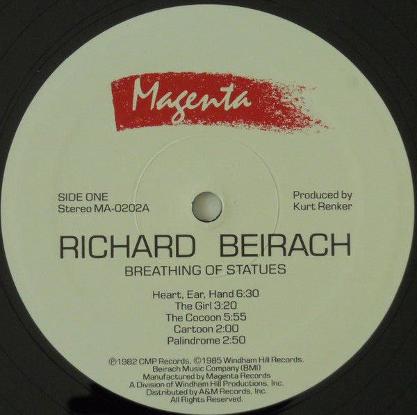 Richard Beirach - Breathing Of Statues (Vinyl, LP, Album) Very Good Plus (VG+) / Very Good (VG)