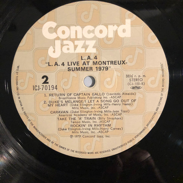 LA4 - Live At Montreux (Vinyl, LP, Album)