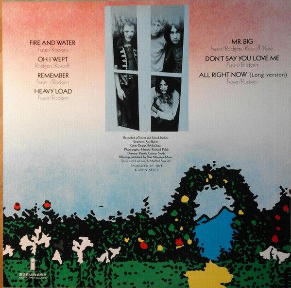 Free - Fire And Water (Vinyl, LP, Album, Reissue) Very Good Plus (VG+) / Very Good Plus (VG+)