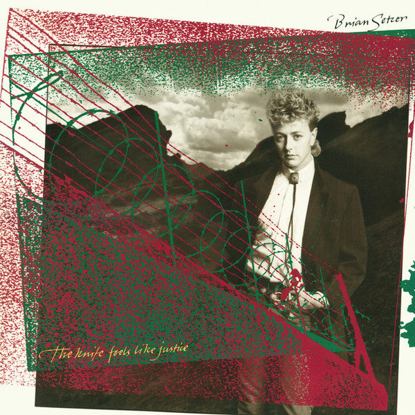 Brian Setzer - The Knife Feels Like Justice (Vinyl, LP, Album) Very Good (VG) / Very Good (VG)