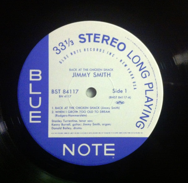 Jimmy Smith - Back At The Chicken Shack (Vinyl, LP, Album, Limited Edition, Reissue, Stereo) Near Mint (NM or M-) / Near Mint (NM or M-)