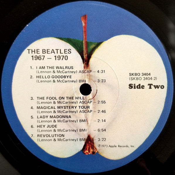 The Beatles - 1967-1970 (2xVinyl, LP, Compilation, Stereo) Very Good (VG) / Good Plus (G+)
