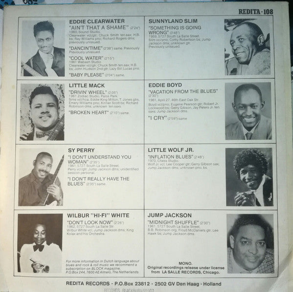 Various - Chicago Rock - With Jump Jackson And Friends (Vinyl, LP, Compilation, Mono) Very Good Plus (VG+) / Very Good (VG)