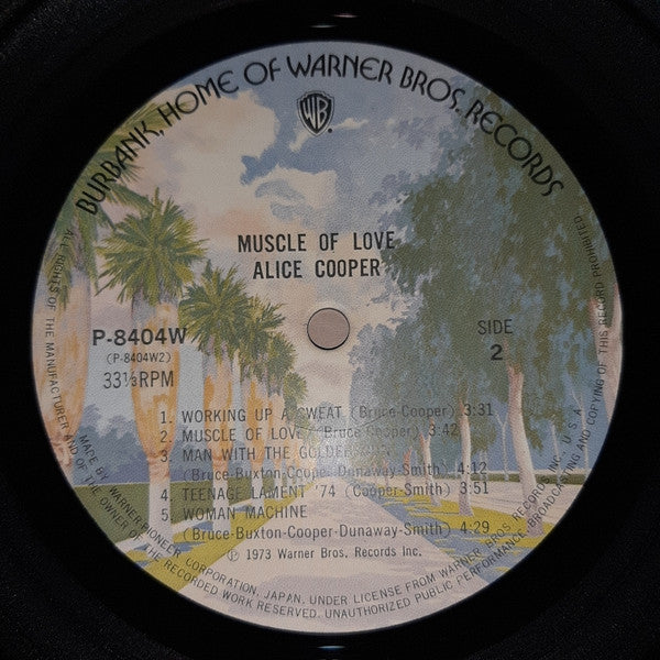 Alice Cooper - Muscle Of Love (Vinyl, LP, Album, Stereo) Very Good (VG) / Very Good (VG)