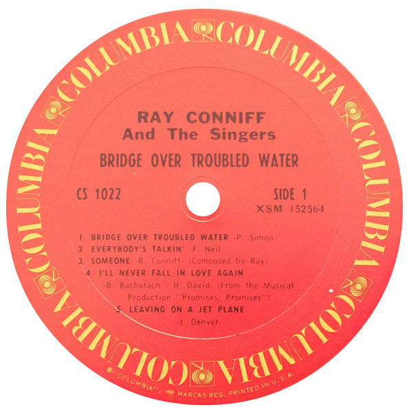 Ray Conniff And The Singers - Bridge Over Troubled Water (Vinyl, LP, Album, Reissue, Stereo) Good Plus (G+) / Good Plus (G+)