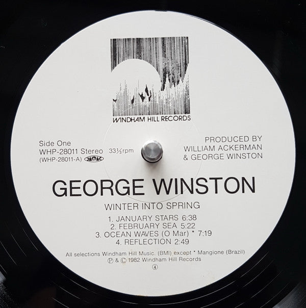 George Winston - Winter Into Spring (Vinyl, LP, Album) Very Good Plus (VG+) / Very Good Plus (VG+)