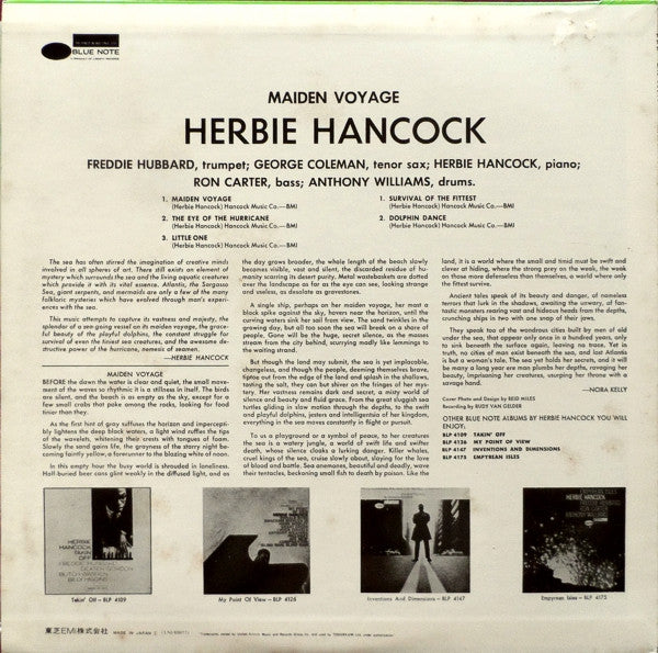 Herbie Hancock - Maiden Voyage (Vinyl, LP, Album, Reissue, Stereo)