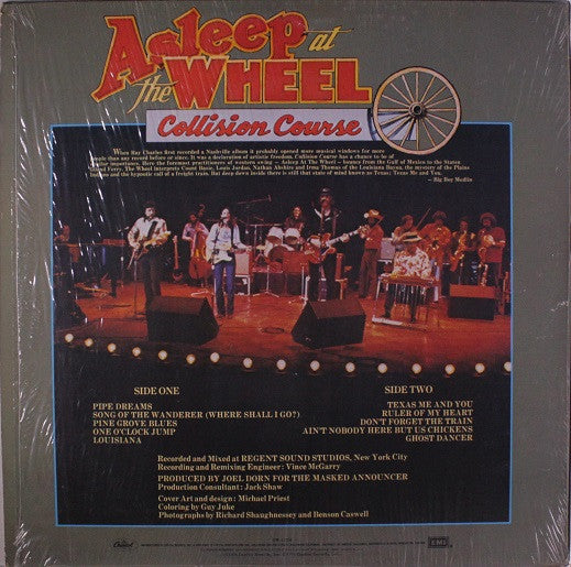 Asleep At The Wheel - Collision Course (Vinyl, LP, Album) Very Good Plus (VG+) / Good Plus (G+)