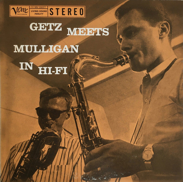 Stan Getz - Getz Meets Mulligan in Hi-Fi (Vinyl, LP, Album, Reissue, Stereo) Very Good Plus (VG+) / Very Good (VG)
