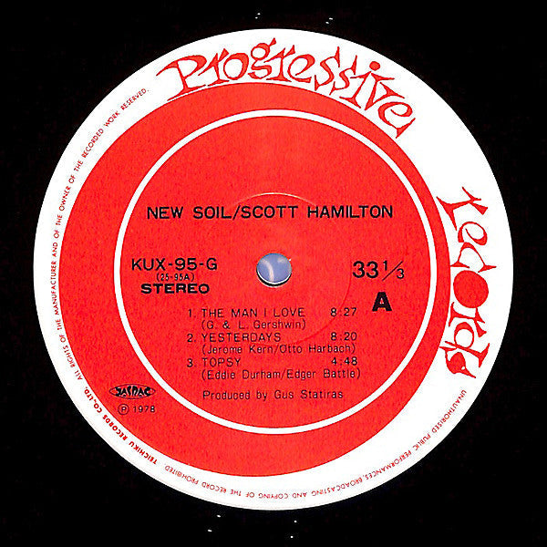 Scott Hamilton - New Soil (Vinyl, LP, Album)