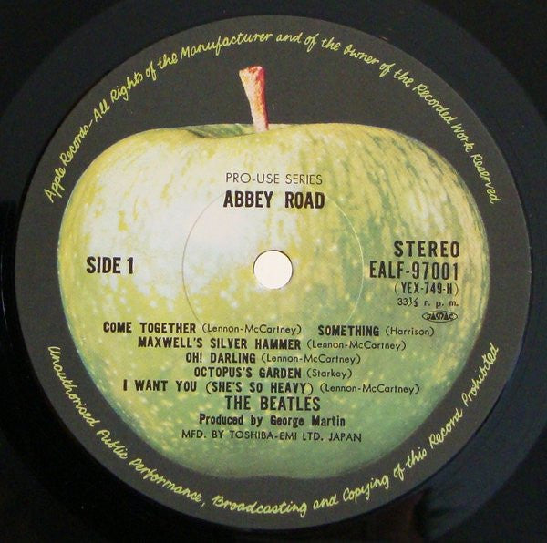 The Beatles - Abbey Road (Vinyl, LP, Album, Reissue, Stereo)