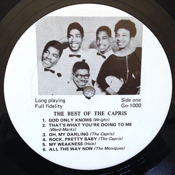 The Capris (2) - The Best Of The Capris (Vinyl, LP, Compilation, Unofficial Release) Very Good Plus (VG+) / Good (G)