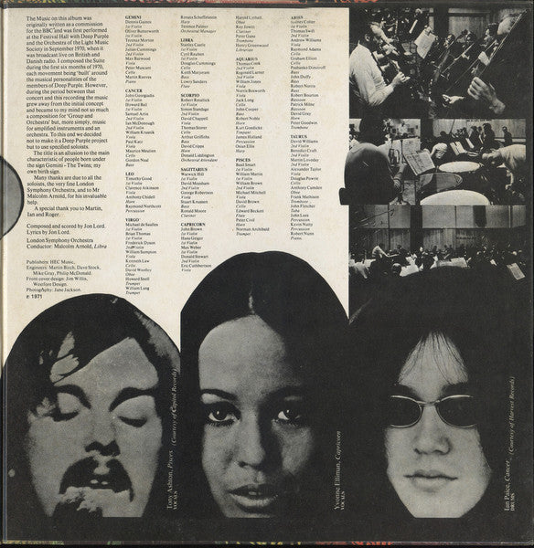 Jon Lord - Gemini Suite (Vinyl, LP, Album) Very Good (VG) / Very Good Plus (VG+)