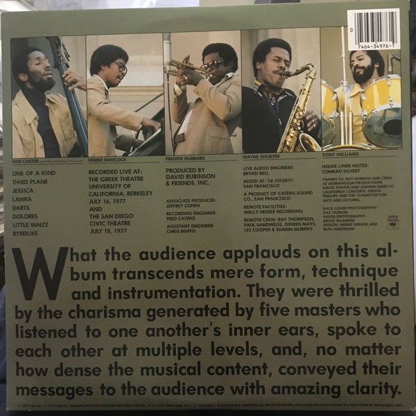 The V.S.O.P. Quintet - The Quintet (2xVinyl, LP, Album, Reissue) Very Good Plus (VG+) / Very Good (VG)
