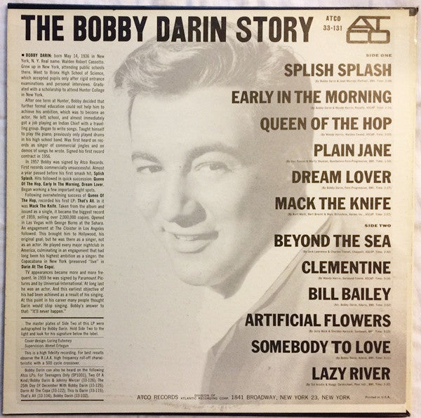 Bobby Darin - The Bobby Darin Story (Vinyl, LP, Compilation, Reissue, Stereo) Very Good (VG) / Good Plus (G+)