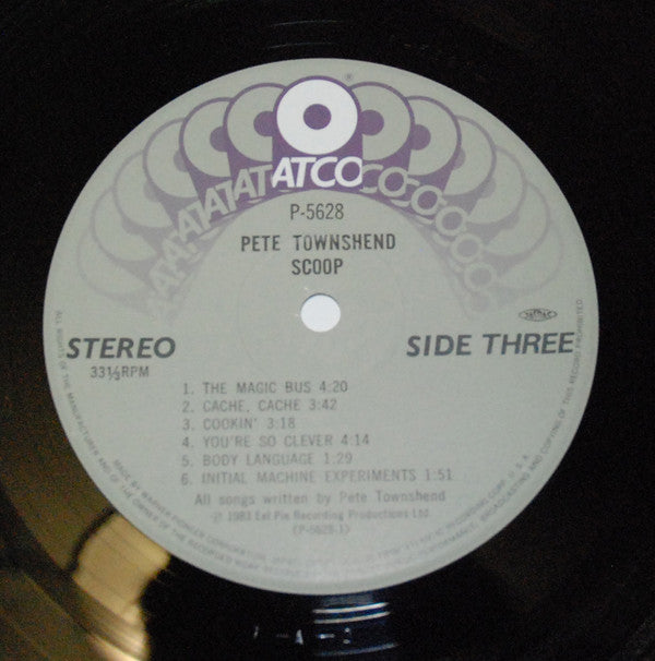 Pete Townshend - Scoop (2xVinyl, LP, Album) Very Good Plus (VG+) / Very Good Plus (VG+)