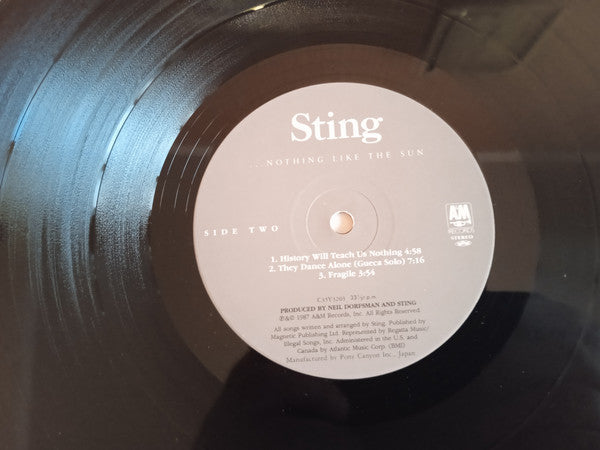 Sting - ...Nothing Like The Sun (Vinyl, LP, Album, Stereo)