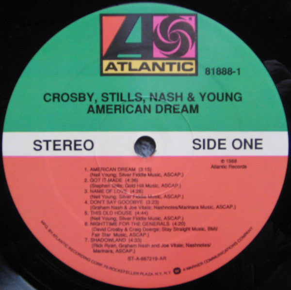 Crosby, Stills, Nash & Young - American Dream (Vinyl, LP, Album) Near Mint (NM or M-) / Very Good Plus (VG+)