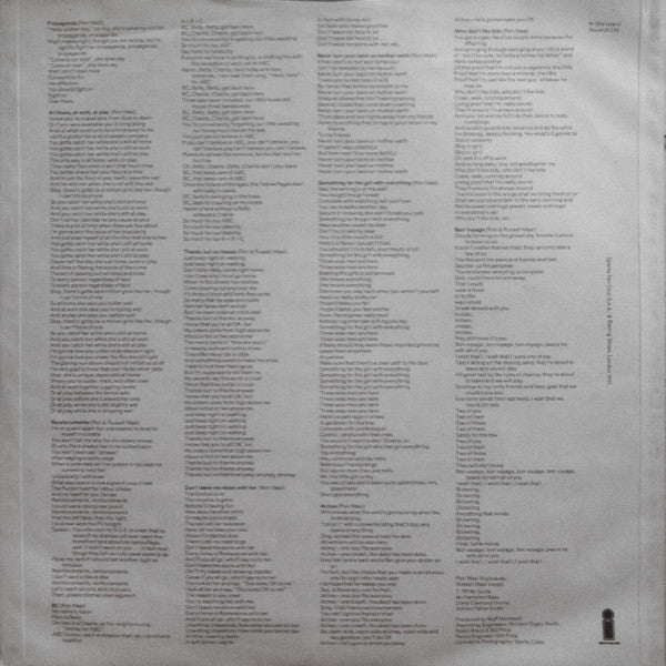 Sparks - Propaganda (Vinyl, LP, Album) Very Good Plus (VG+) / Very Good (VG)