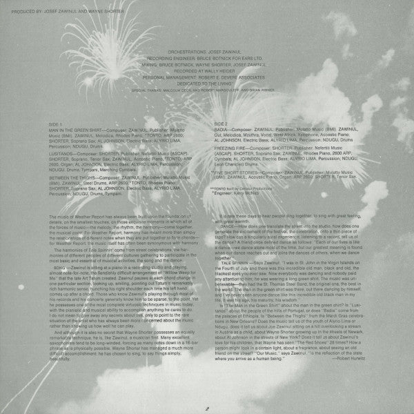 Weather Report - Tale Spinnin' (Vinyl, LP, Album)