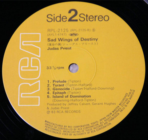 Judas Priest - Sad Wings Of Destiny (Vinyl, LP, Album, Reissue)