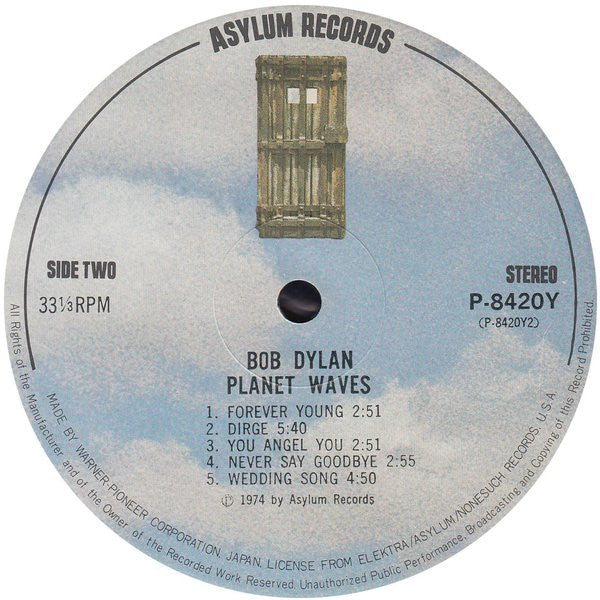 Bob Dylan - Planet Waves (Vinyl, LP, Album)