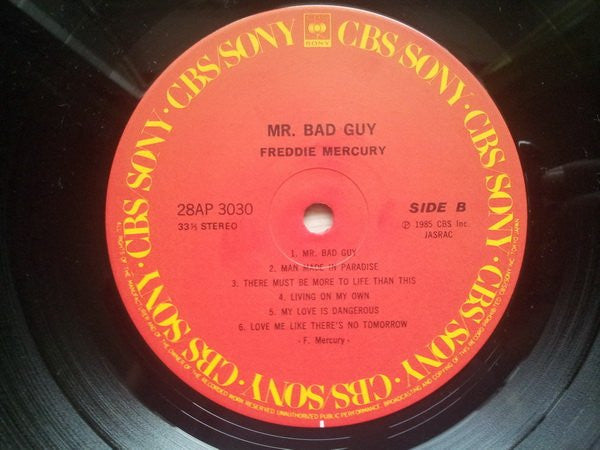 Freddie Mercury - Mr. Bad Guy (Vinyl, LP, Album, Stereo)