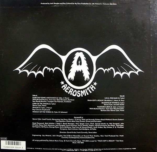 Aerosmith - Get Your Wings (Vinyl, LP, Album, Reissue, Stereo) Very Good (VG) / Very Good (VG)