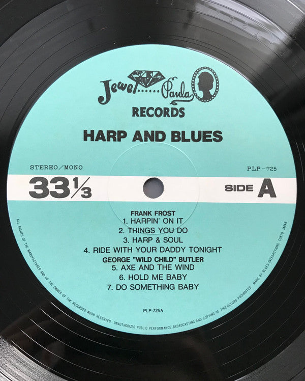 Various - Harp And Blues (Vinyl, LP, Compilation, Stereo, Mono) Very Good Plus (VG+) / Very Good (VG)