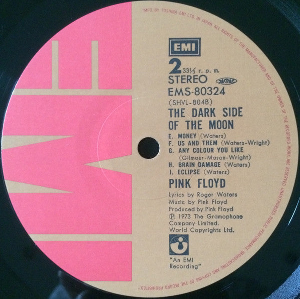 Pink Floyd - The Dark Side Of The Moon = 狂気 (Vinyl, LP, Album, Reis...