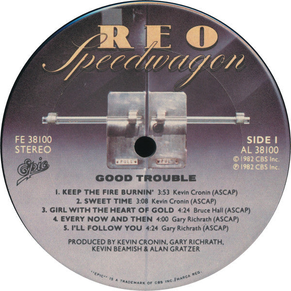 REO Speedwagon - Good Trouble (Vinyl, LP, Album) Very Good (VG) / Very Good (VG)