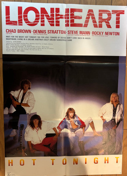 Lionheart (4) - Hot Tonight (Vinyl, LP, Album, Limited Edition)