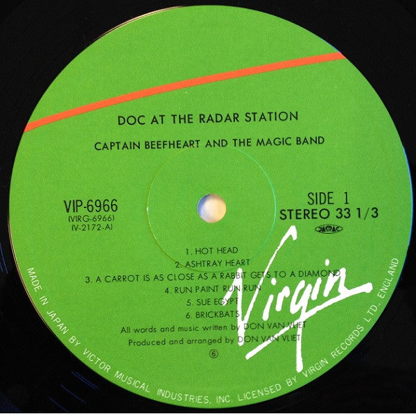 Captain Beefheart - Doc At The Radar Station = 美は乱調にあり (Vinyl, LP, Album) Very Good Plus (VG+) / Very Good (VG)