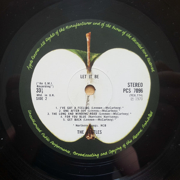 The Beatles - Let It Be (Vinyl, LP, Album, Reissue) Very Good Plus (VG+) / Very Good (VG)