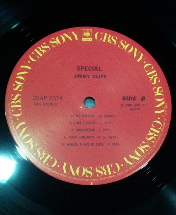 Jimmy Cliff - Special (Vinyl, LP, Album) Near Mint (NM or M-) / Near Mint (NM or M-)