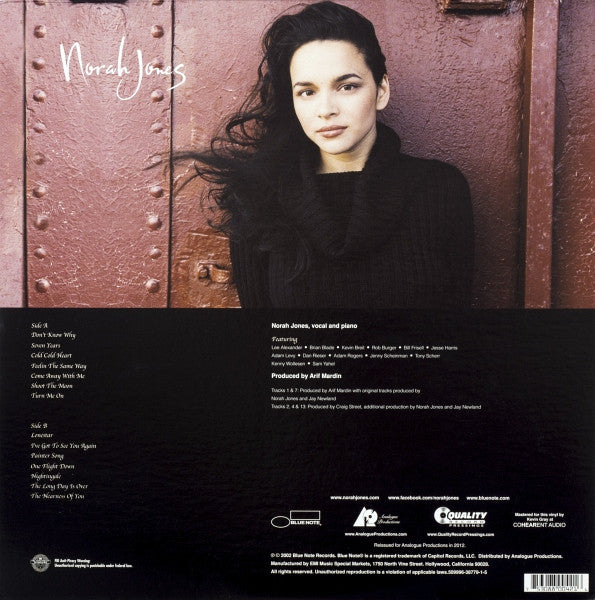 Norah Jones - Come Away With Me (Vinyl, LP, Album, Reissue) Very Good Plus (VG+) / Very Good Plus (VG+)