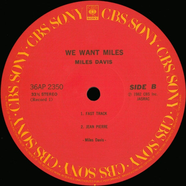Miles Davis - We Want Miles (Vinyl, LP, Album)