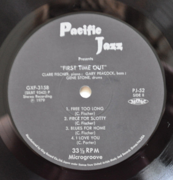Clare Fischer - First Time Out (Vinyl, LP, Album, Reissue) Near Mint (NM or M-) / Very Good Plus (VG+)