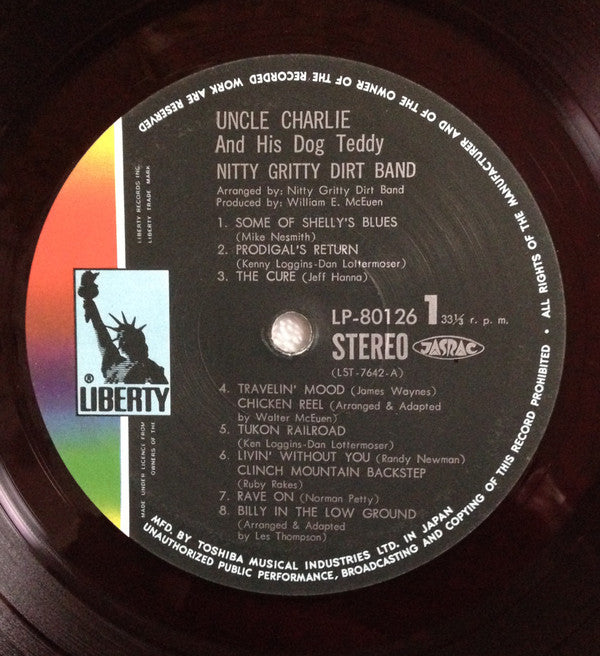 Nitty Gritty Dirt Band - Uncle Charlie & His Dog Teddy (Vinyl, LP, ...