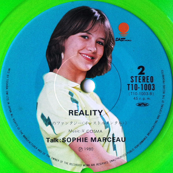 Sophie Marceau - Dream In Blue (Vinyl, 7", Shape, 45 RPM) Very Good Plus (VG+) / Very Good Plus (VG+)